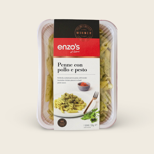 Penne Con Pollo e Pesto