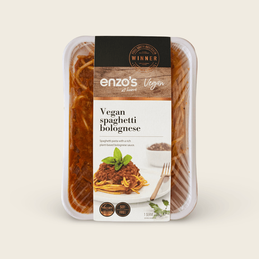 Vegan Spaghetti Bolognese - Enzo's at Home