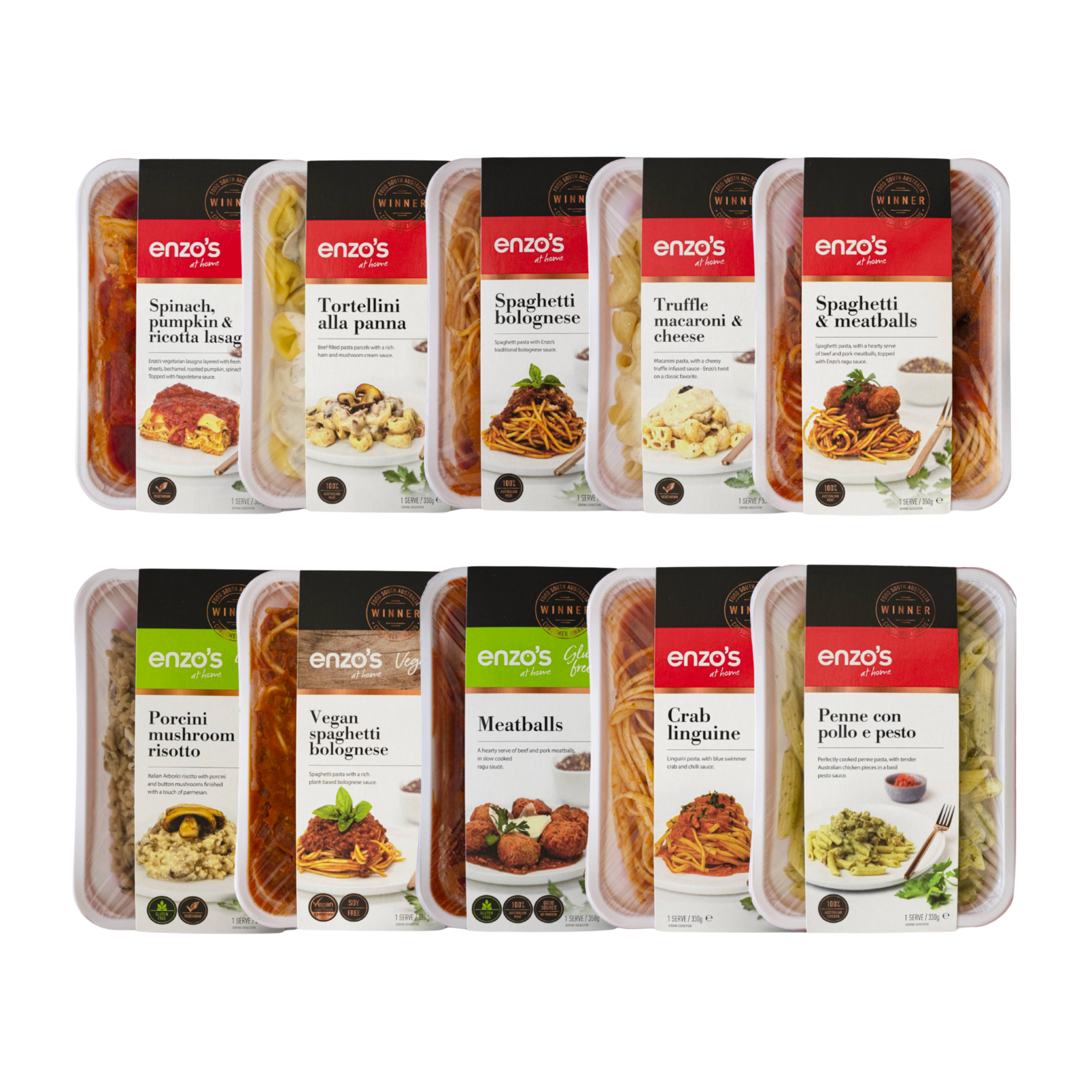 10x Small Ready Meals