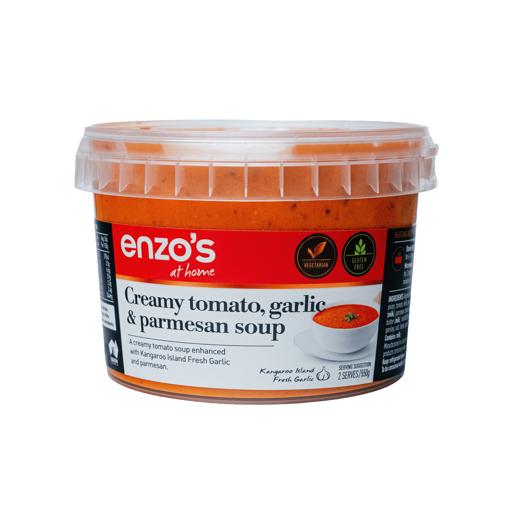 Creamy Tomato, Garlic & Parmesan Soup 550g