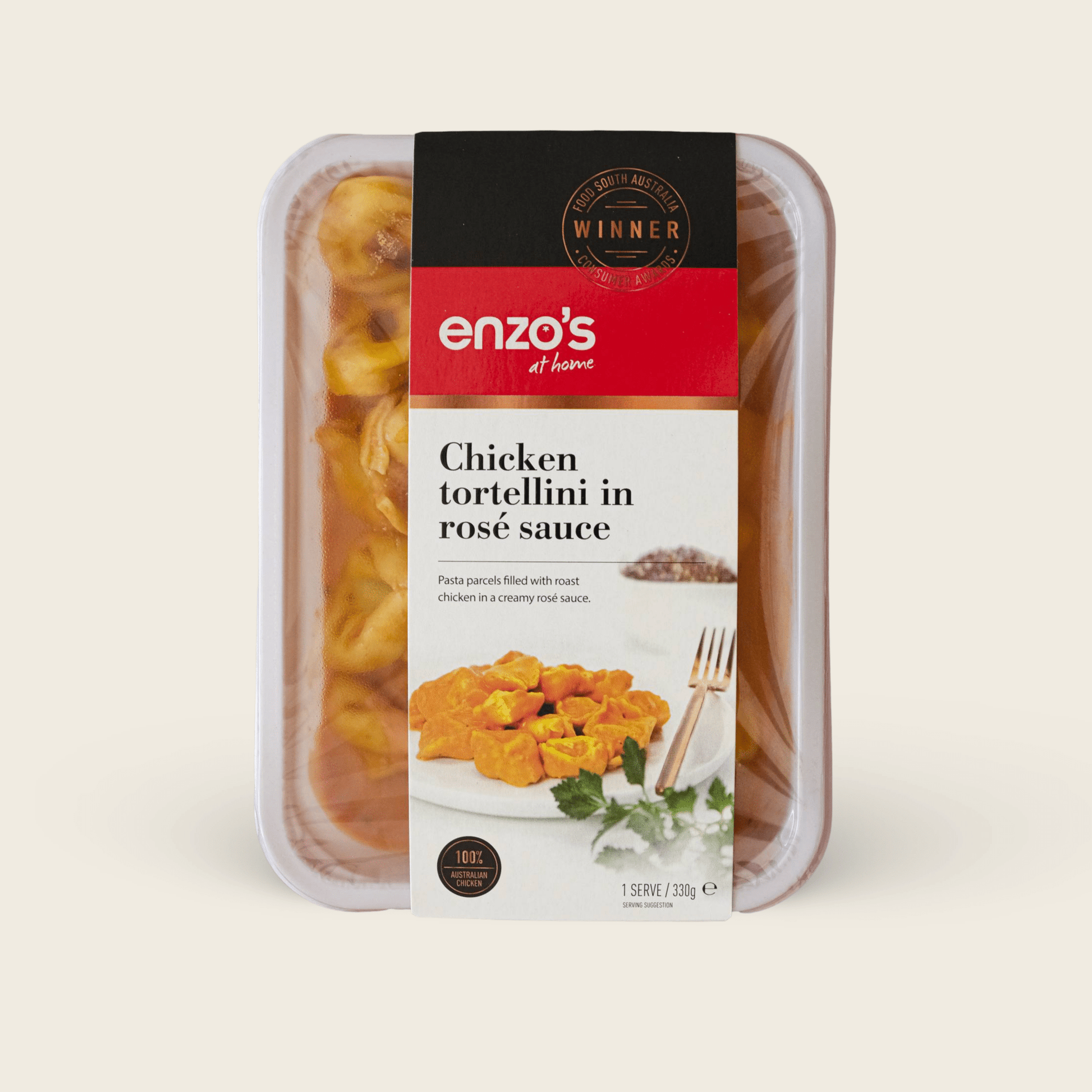 Chicken Tortellini in Rosé Sauce - Enzo's at Home