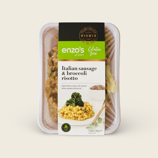 Italian Sausage & Broccoli Risotto - Enzo's at Home