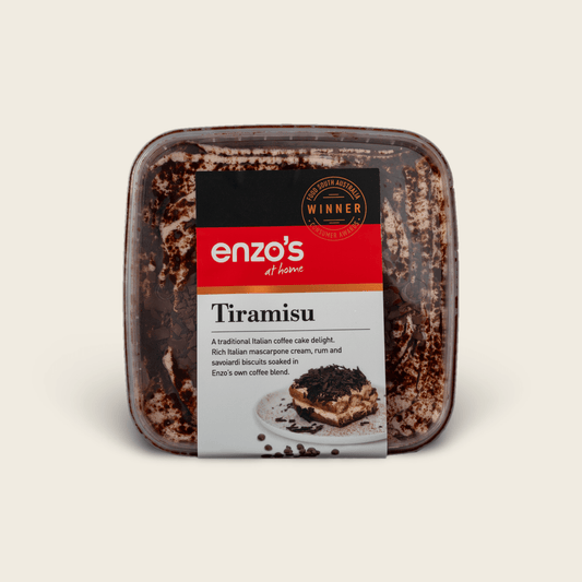 Tiramisu – Italian Coffee Cake (250g) - Enzo's at Home