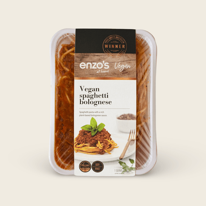 Vegan Spaghetti Bolognese - Enzo's at Home